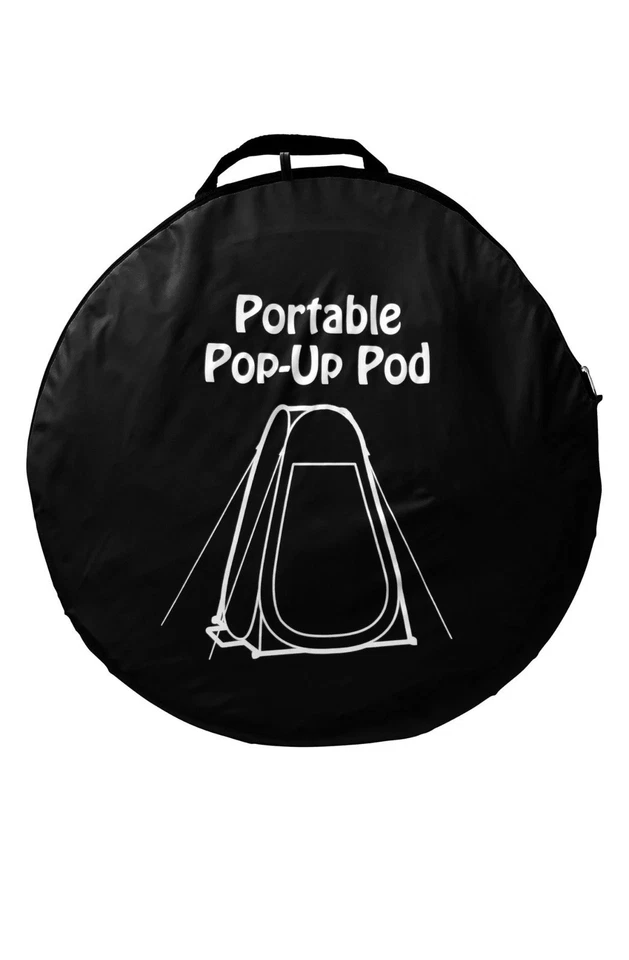 Pop-Up Pod Portátil Negro GigaTent Cambiador Tienda para Camping/Playa Foto 3 de 4