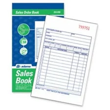 Adams Business Forms ABFDC5805 Sales Order Book- 2-Part- 5-.56in.x8-.44in.