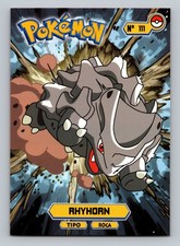 Pokemon Card - Rhyhorn 111 - Card Tops - Pokedex Database 2024