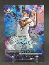 ERIC PARDINHO 2018 BOWMAN PLATINUM PRISMATIC PRODIGIES AUTO /50 BLUE JAYS QQ