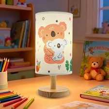 Kids Lamp,Girls for Bedroom Nightstand Lamps,3Color Modes LED Bedside Night L...