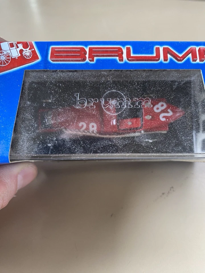 Brumm Bugatti Type 59 #28 Tazio Nuvolari GP Monaco 1934 1/43 S99/32 ANNIVERSARIO - Immagine 2 di 4