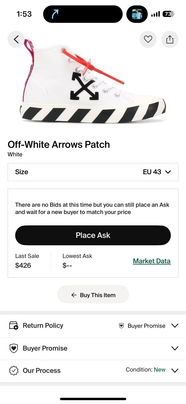 off white converse - image 3