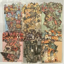 2" Tall Building Stickers for Scrapbooks Journals - 15 Pcs - Your Choice