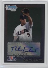 2010 Bowman Wrapper Redemption USA Auto 7/99 Nolan Fontana #WR36 Auto 0t3