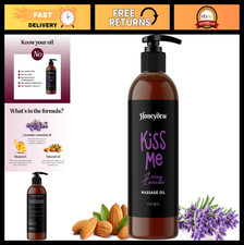 Lavender Massage Oil for Couples - Aromatherapy Sensual Oil, Vegan, Non-Greasy,