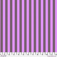Free Spirit Tula Pink True Colors Neon Tent Stripe Mystic Cotton Fabric By Yd