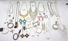 43 Pc Vintage-Now Rhinestone type Costume Jewelry Lot