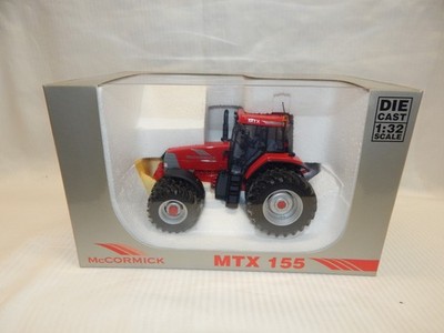 UNIVERSAL HOBBIES MCCORMICK MTX 155 DUAL WHEELS TRACTOR DEALER ISSUE MIB 1:32