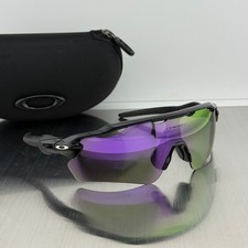 Oakley Radar EV Path S Sunglasses Glossy Black Frame Prizm Violet Lenses OO9208