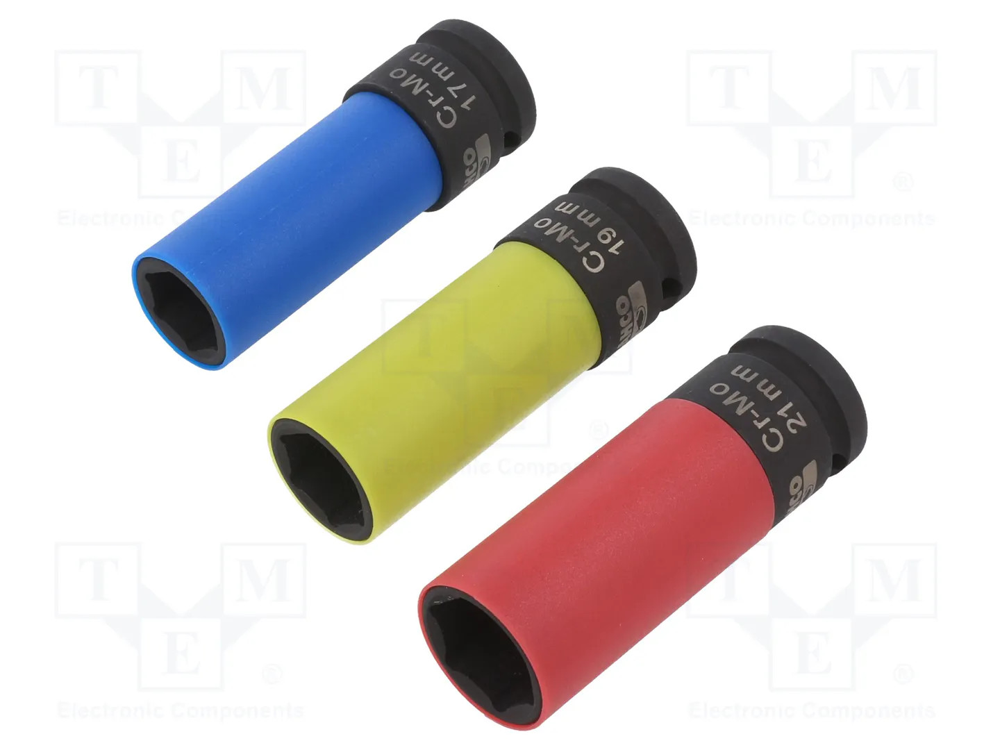 Bahco Three Piece Drive Deep Impact Socket Set Garage Tool 17/19/21 Mm Bwss12p3 - Image 4