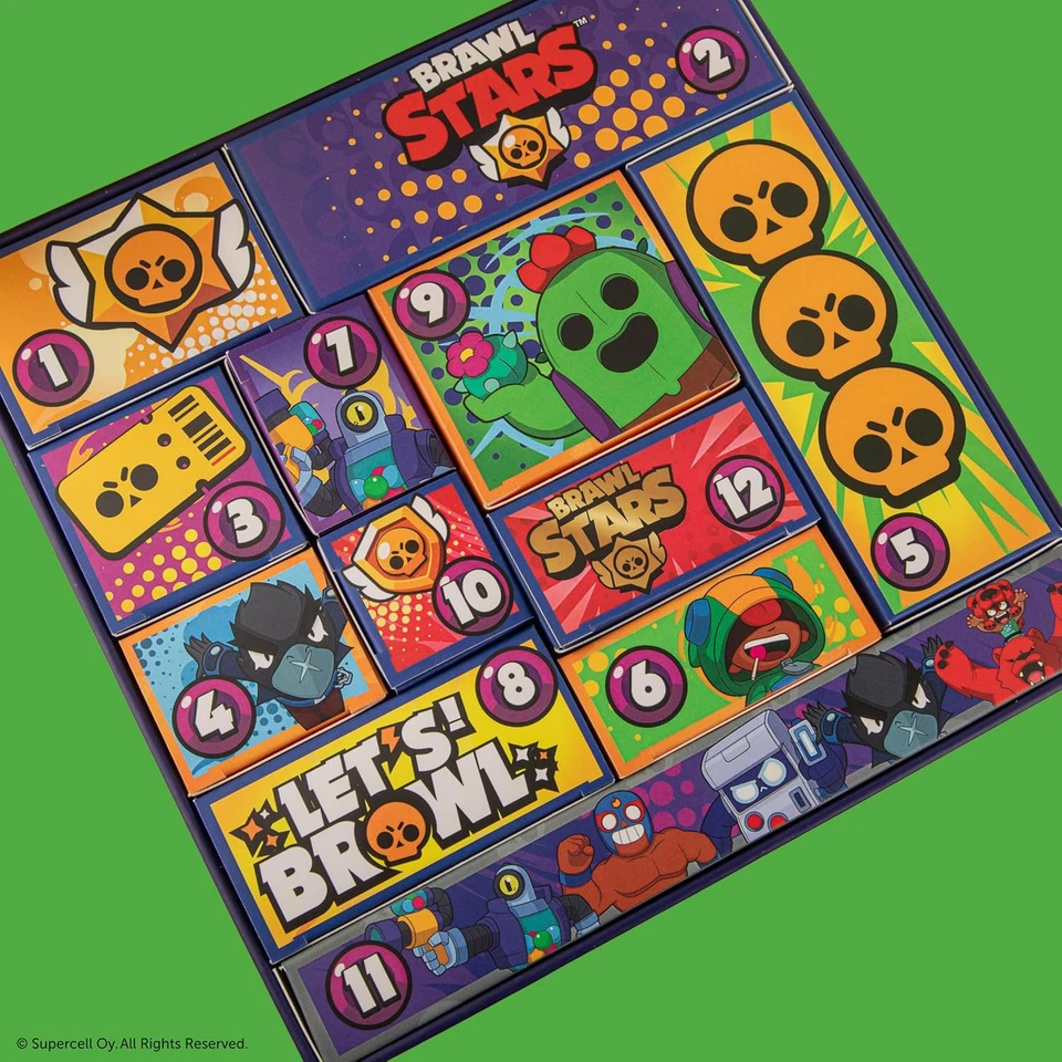 - Calendario Dell'Avvento Brawl Stars 2025 - Licenza Ufficiale - Immagine 4 di 4