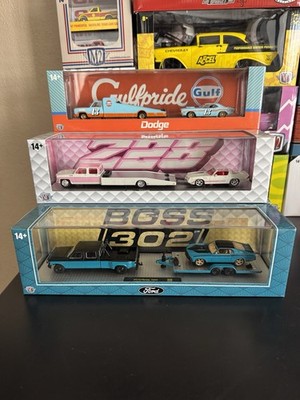 M2 Machines 1:64 Diecast 3-Car Haulers