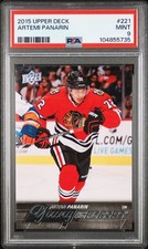 2015 UPPER DECK #221 ARTEMI PANARIN PSA 9