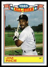 1986 Topps All-Star Set Collector's Edition Jim Rice Boston Red Sox #6