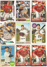 72 CARD CHRIS IANNETTA BASEBALL CARD LOT
