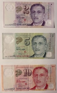 Singapor Banknoten Polymer