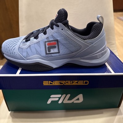 Fila Men s Speedserve Energized Tennis Shoes Light Blue/Navy 7.5