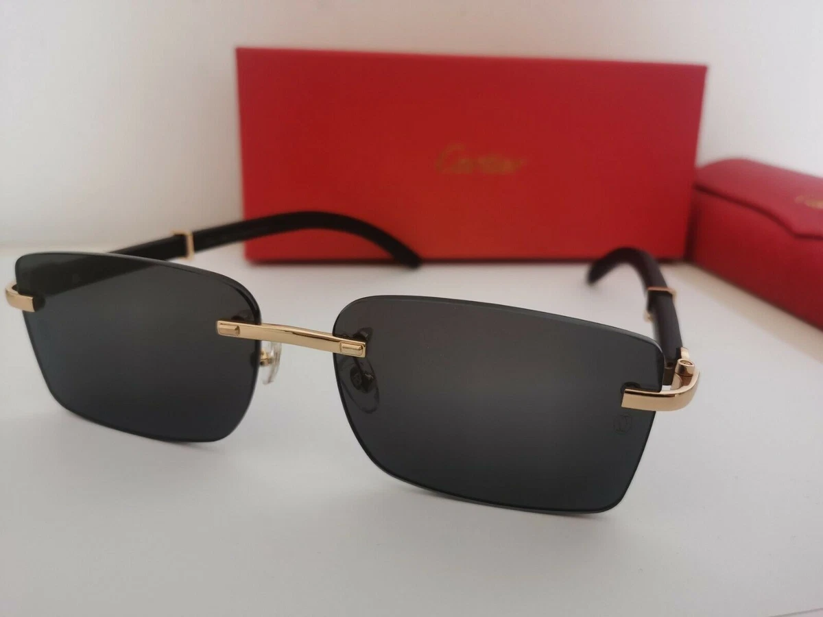 Cartier Wooden Sunglasses for Men for sale | eBay