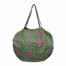 Shupatto Itoya Compact Bag M Green, Pink 