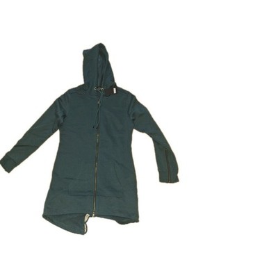 Urban Classics TB1075 Damen Long Zip Hoodie bottlegreen Gr. M   Kapuzenpullover