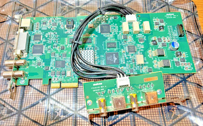 MATROX Y7316-03 Rev.A Frame Grabber Capture Video Card DVI S-Video & Analog I/O
