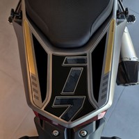 Aufkleber 3D Kompatibel Mit Yamaha Tenere 700 2025-2026 Titanium Heckverkleidung
