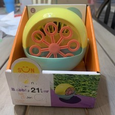 New Sun Squad Mini Bubble Maker Fun Bubble Toy for Kids Ages 3 WYZ