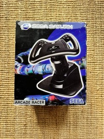 Sega Saturn Arcade Racer Steering Wheel MK-80304 With Daytona USA Game (Boxed)