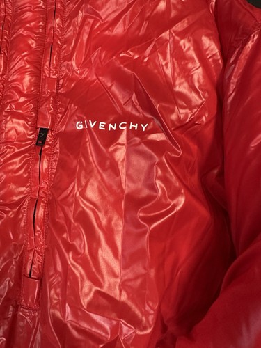 RARE Givenchy Front Logo Multi Zip Puffer Jacket BW004P101L - Red - Size 38 - Picture 8 of 16