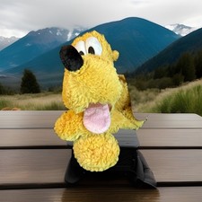 Disney Pluto Plush 10 Tall x 16 L Stuffed Animal Dog