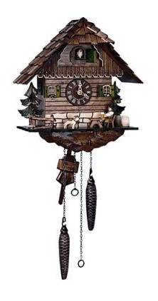 Horloge Coucou Quartz Maison Forêt Noire EN 403 Q