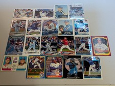 Toronto Blue Jays 20 Card Team Lot,Vlad Optic Rookie,JA Happ Serial Numbered.