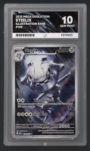 Pokémon TCG Steelix 150/132 Full Art Rare Holo Mega Evolutions - Ace 10