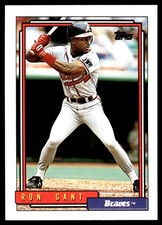 Ron Gant 1992 Topps #25 Atlanta Braves MLB READ FREE SHIPPING AutographDen