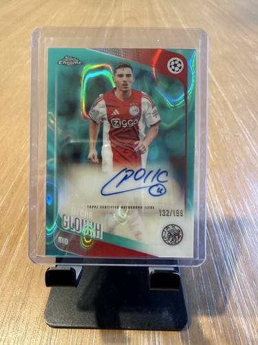 Topps Chrome UEFA Club Competitions 2025-26 Oscar Gloukh Ajax CA-OG Auto /199