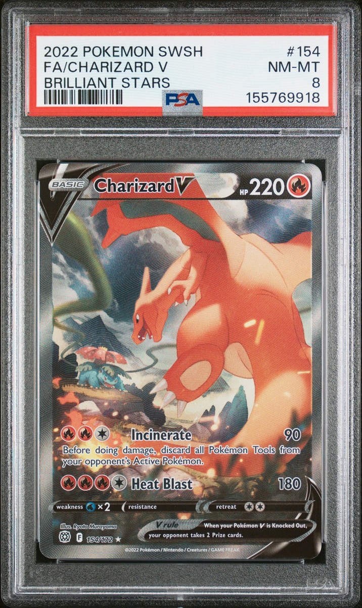 Charizard V (Alternate Full Art) 154/172 Swsh09: Brilliant Stars