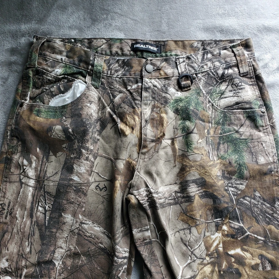 Realtree XTRA Camo Pants Mens 35x30 AP All Purpose Dark Timber Camouflage - Image 2 of 4