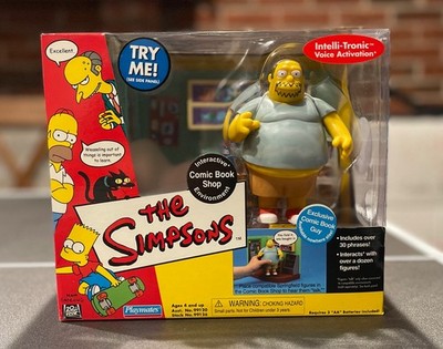 The Simpsons Interactive Android's Dungeon Playset COMIC BOOK GUY Playmates WOS
