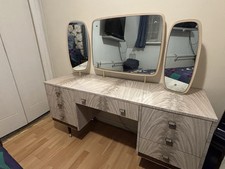 Original Vintage Mid Century Dressing Table (no Stool)
