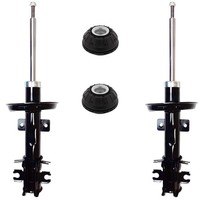 2 StossdäMpfer 2 Domlager Vorderachse FüR Fiat Punto Evo FüR Opel Corsa D Vorne