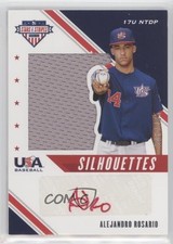 2020 Panini USA Baseball Stars & Stripes /205 Alejandro Rosario #USJ-AJ Auto no9