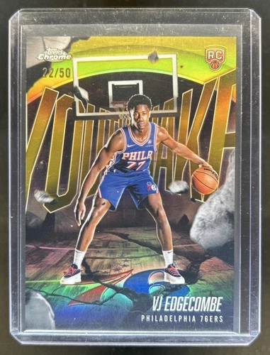 2025 Topps Chrome VJ Edgecombe Refractors Gold (RAW)