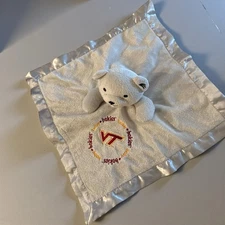 Baby Fanatic Virginia Tech Hokies Soft Plush Bear Lovie Lovey Security Blanket