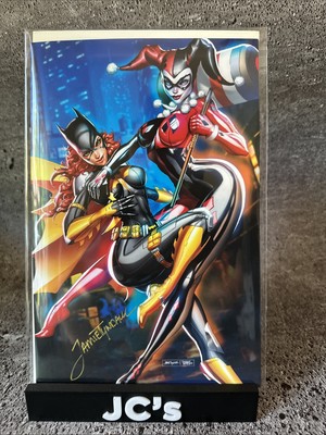 WHITE WIDOW #4 CVR BATGIRL/HARLEY QUINN AFTER DARK VIRGIN SIGN JAMIE TYNDALL COA