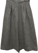 Vintage Bronson Skirt XS/S Gray Wool Blend 70s Cottagecore Academia Cabincore