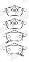 Jurid 571975J Bremsbelagsatz, Scheibenbremse For Chevrolet Opel Vauxhall