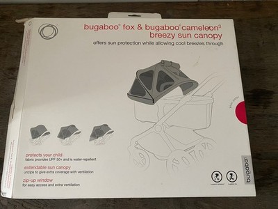 Bugaboo Cameleon 1 2 3 + luftiges ausziehbares Sommer Sonnendach Fuchs 1 2 3 5 Luchs