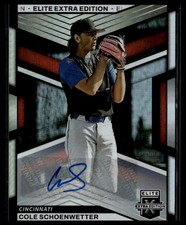 2023 Panini Elite Extra Edition #10 Cole Schoenwetter Signatures