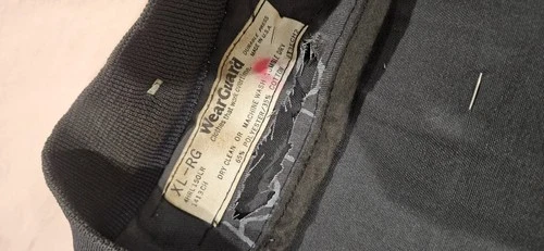 Mens PUNK Work Jacket. Homemade with Patches. Size XL. DIY hardcore vintage image 6